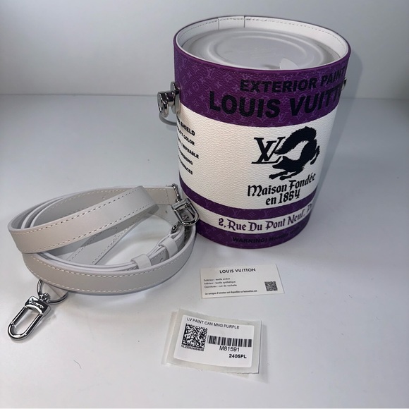 Louis Vuitton Monogram LV Paint Can Purple - Picture 3 of 16